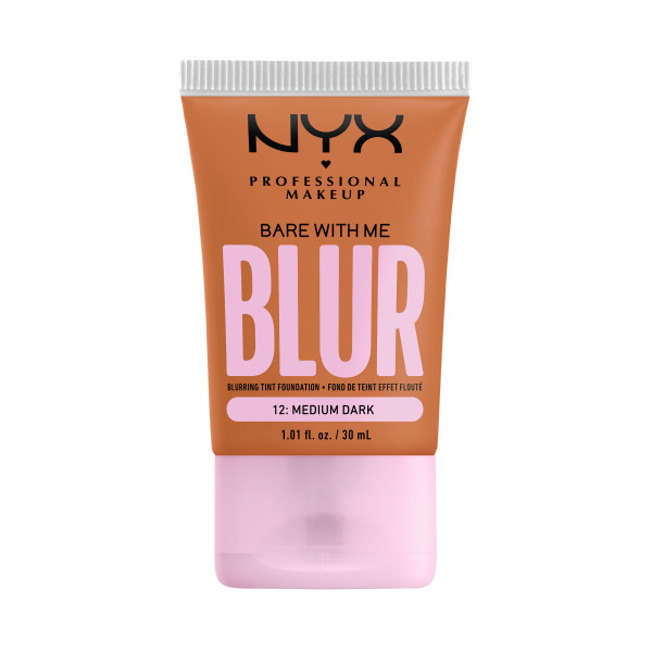 NYX Professional Makeup Bare With Me Blur Foundation 12 Medium Dark