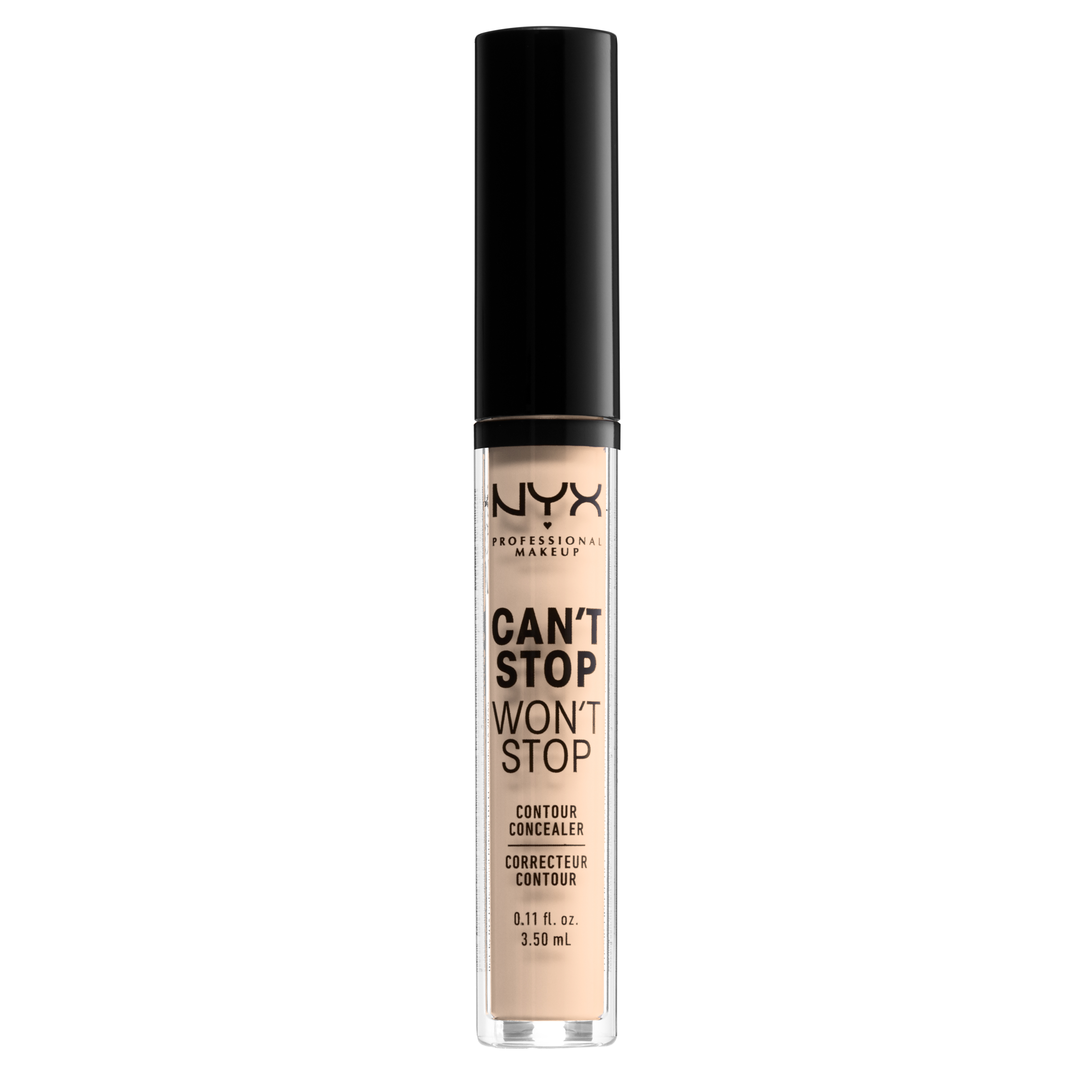 NYX Professional Makeup Cant Stop Wont Stop Contouring Concealer Light Ivory