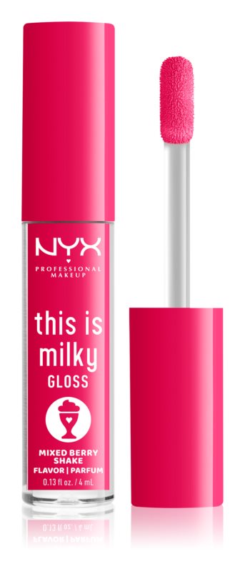 NYX Professional Makeup This is Milky Lip Gloss 09 Mixed Berry Shake