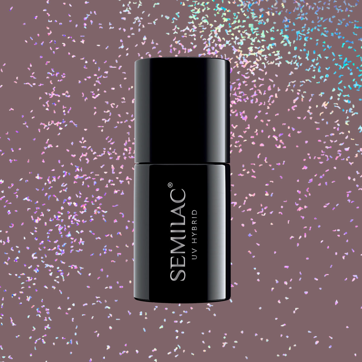 Semilac Hybrid Varnish Shimmer Dust 322 Brown