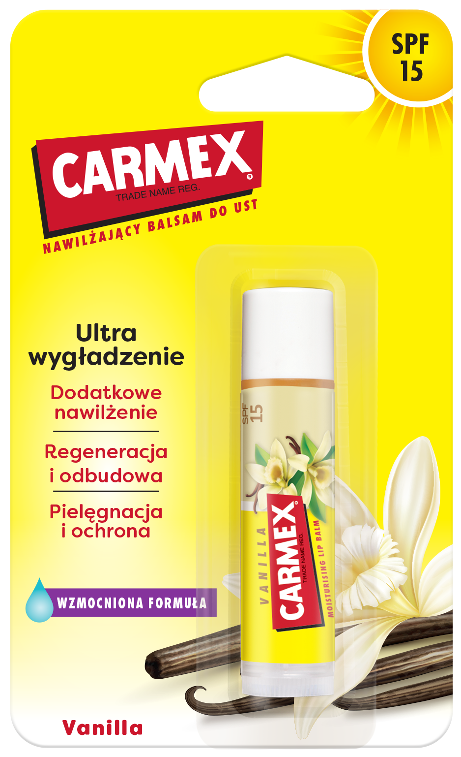 CARMEX Balsam de buze hidratant Classic în Vanilla Stick