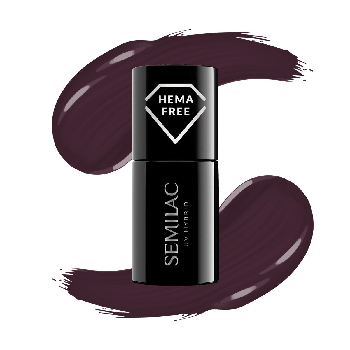 Semilac Hybrid Varnish 412 Earth Brown