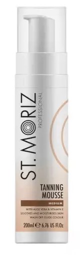 ST. MORIZ Bronzare Mousse autobronzantă Medium 200ml