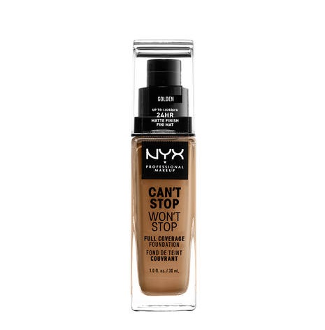 NYX Professional Makeup Cant Stop Wont Stop Fond de ten acoperitor de lungă durată Cant Stop Wont Stop Golden