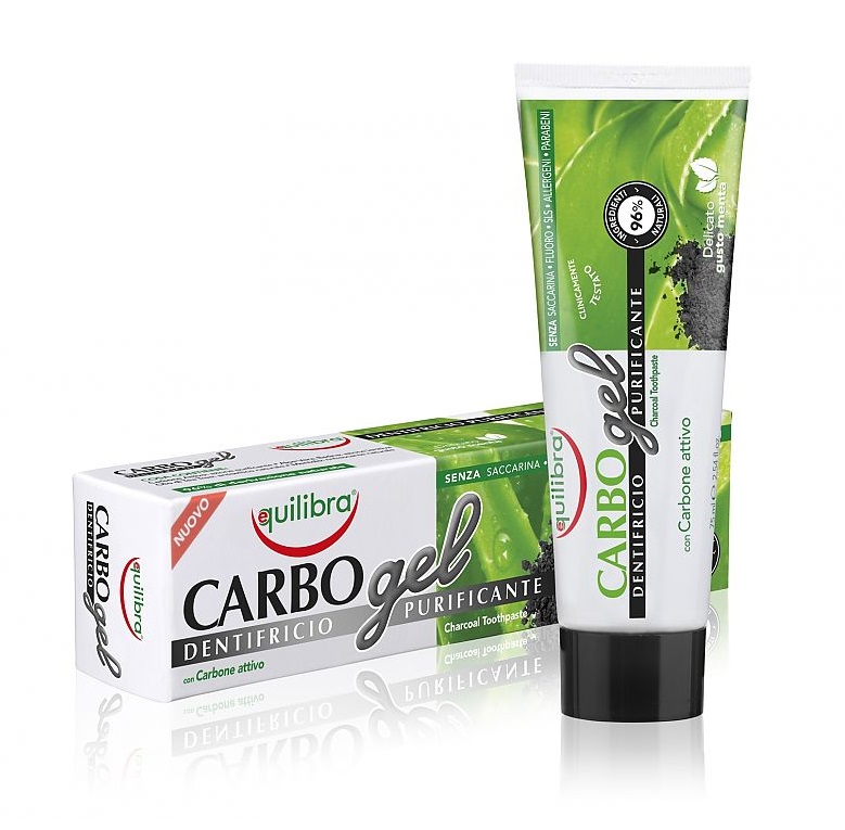 Equilibra Carbo Gel Pasta de dinți cu carbon activat 75ml