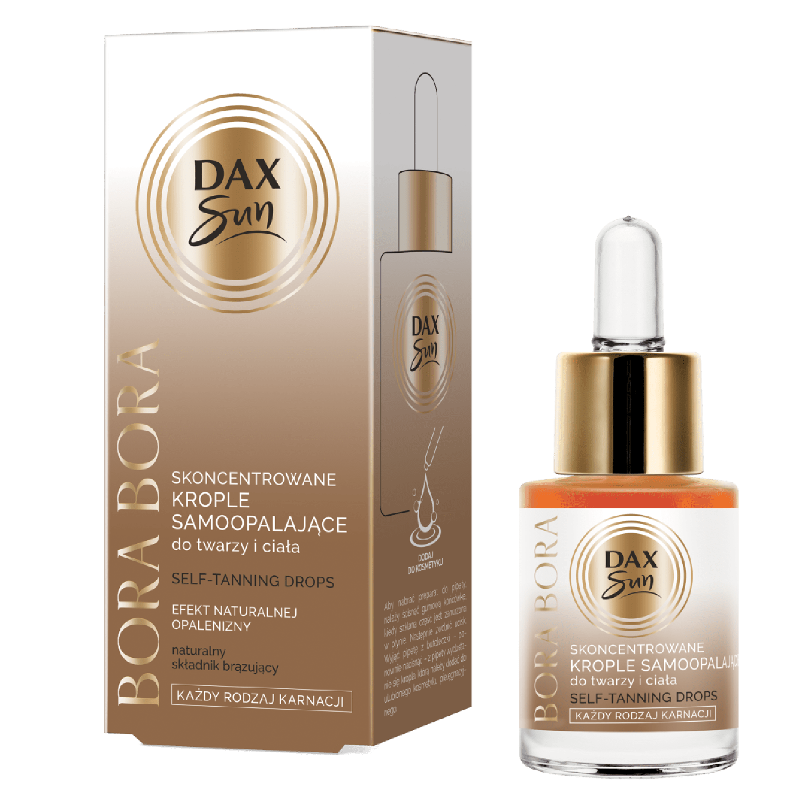 DAX SUN Bora Bora Picături autobronzante concentrate 15ml