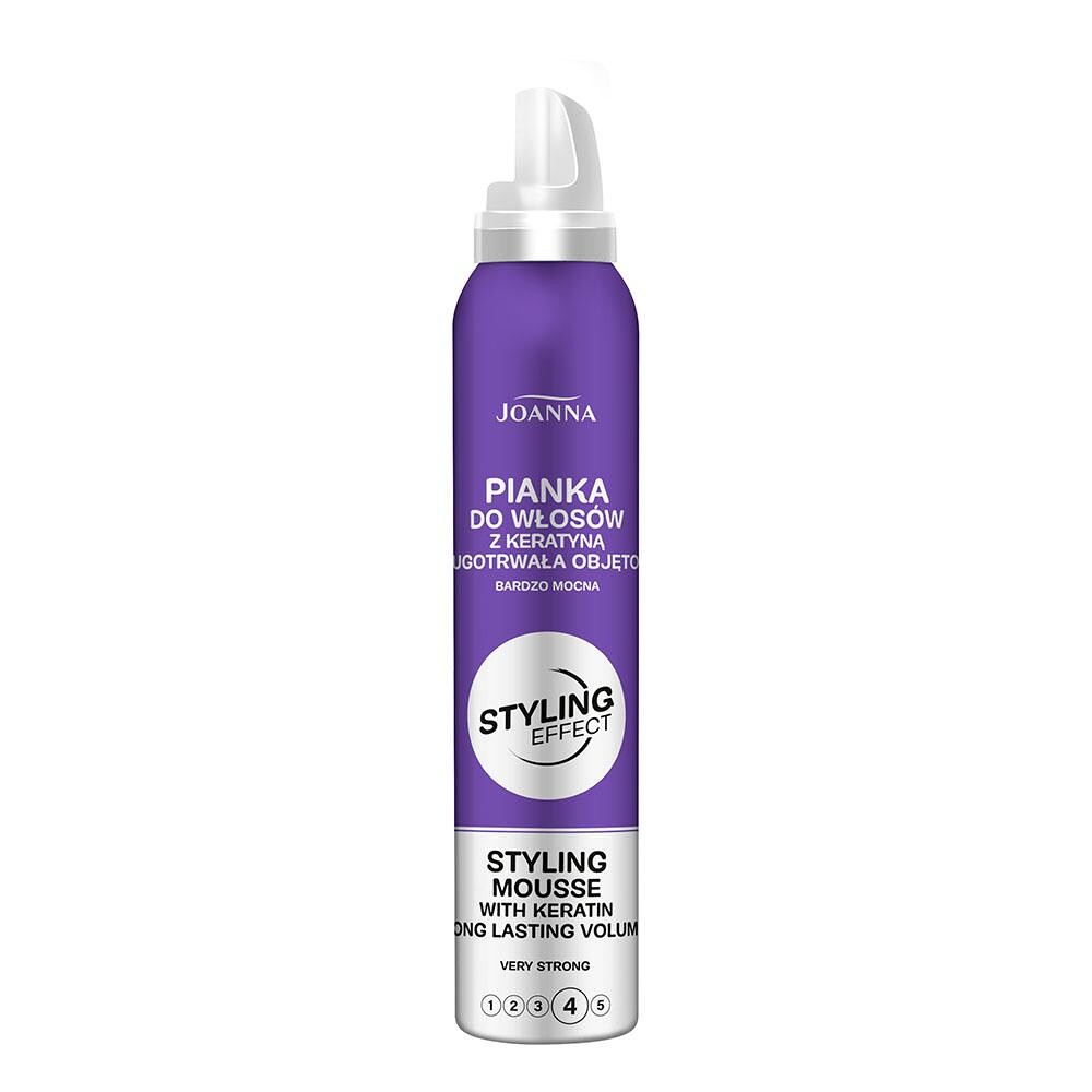 Joanna Styling Effect Hair Mousse Keratin 4