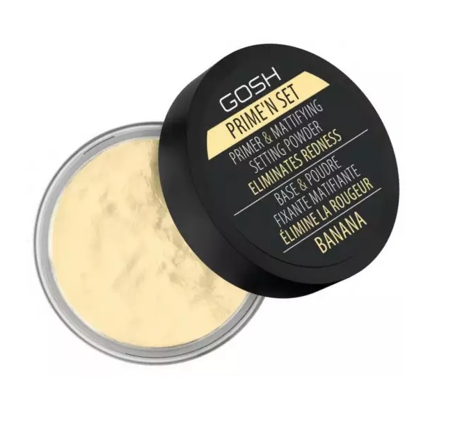 GOSH Primen Set Powder Fixing & Mattifying Powder Base 002 Banana