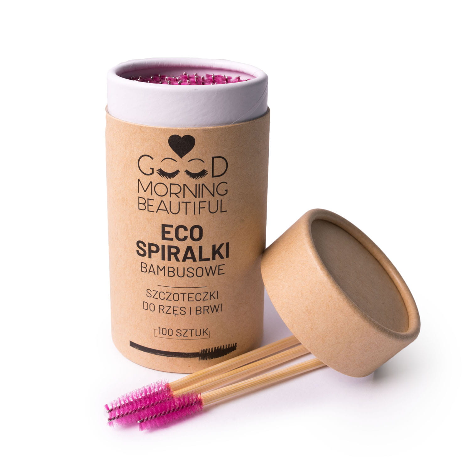 Lash Brow Eco Bamboo Spirale 100 de bucăți