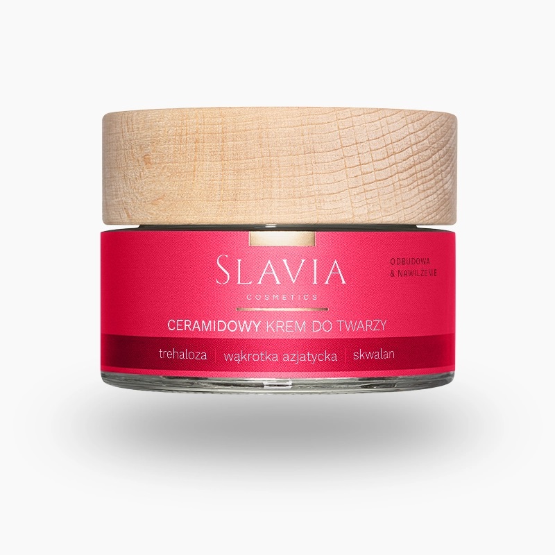 SLAVIA Ceramide Facial Cream Restaurare și hidratare 50ml