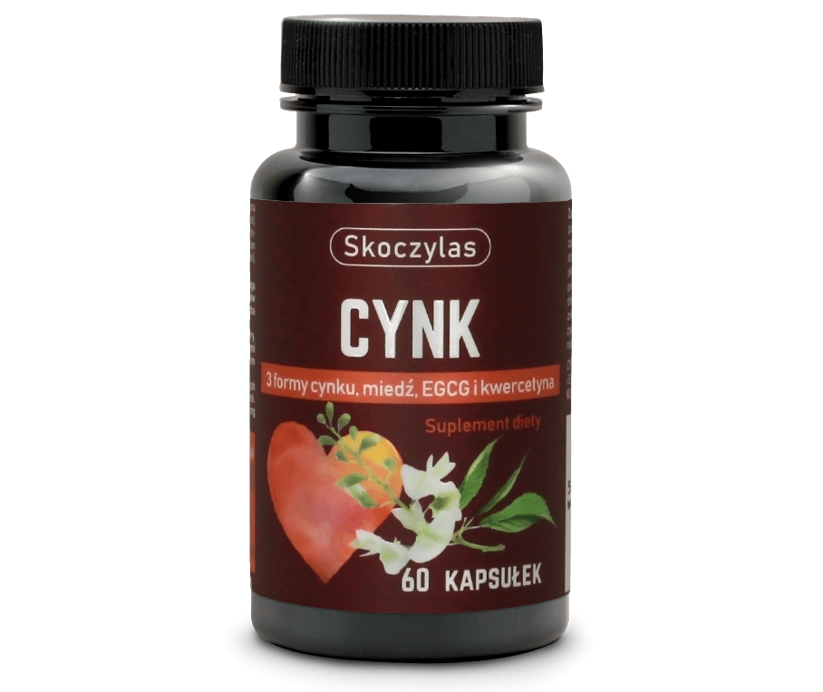 Skoczylas Zinc 3 forme de zinc Cupru EGCG și Quercetin Supliment 60 Capsule
