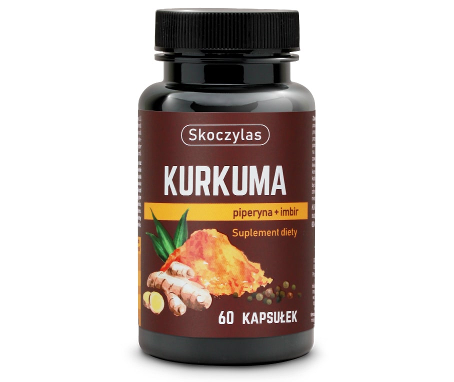 Skoczylas Turmeric Piperine + Ginger Supliment 60 Capsule