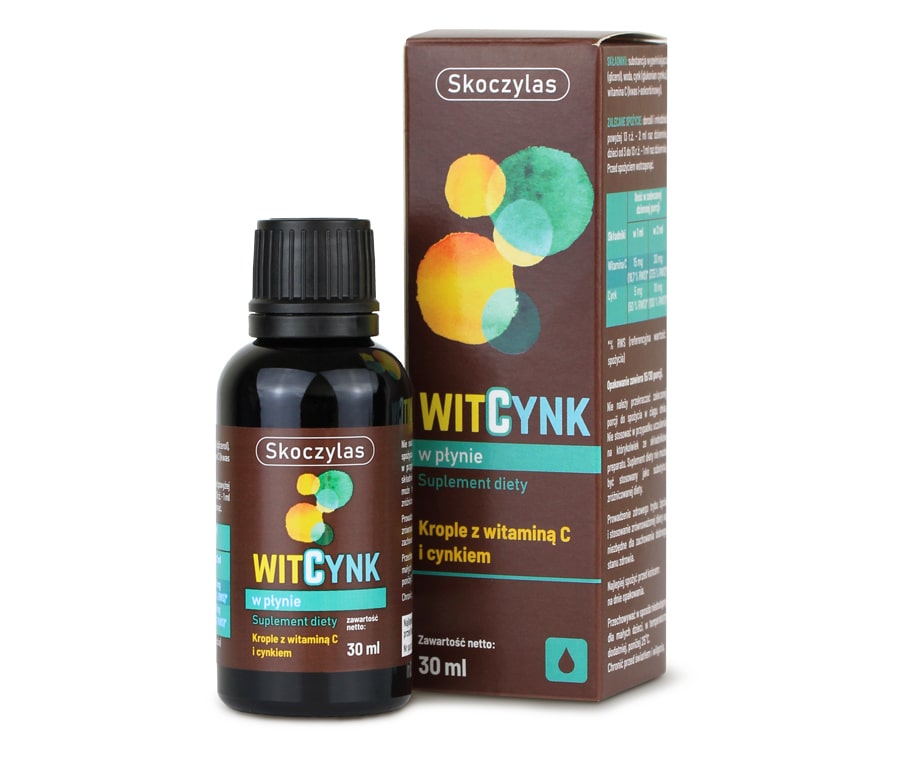Skoczylas WitCynk Drops cu vitamina C și zinc 30ml