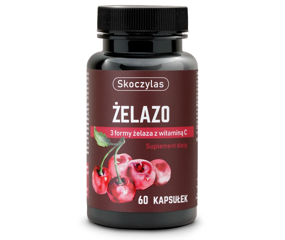 Skoczylas Fier cu Vitamina C Supliment 60 Capsule