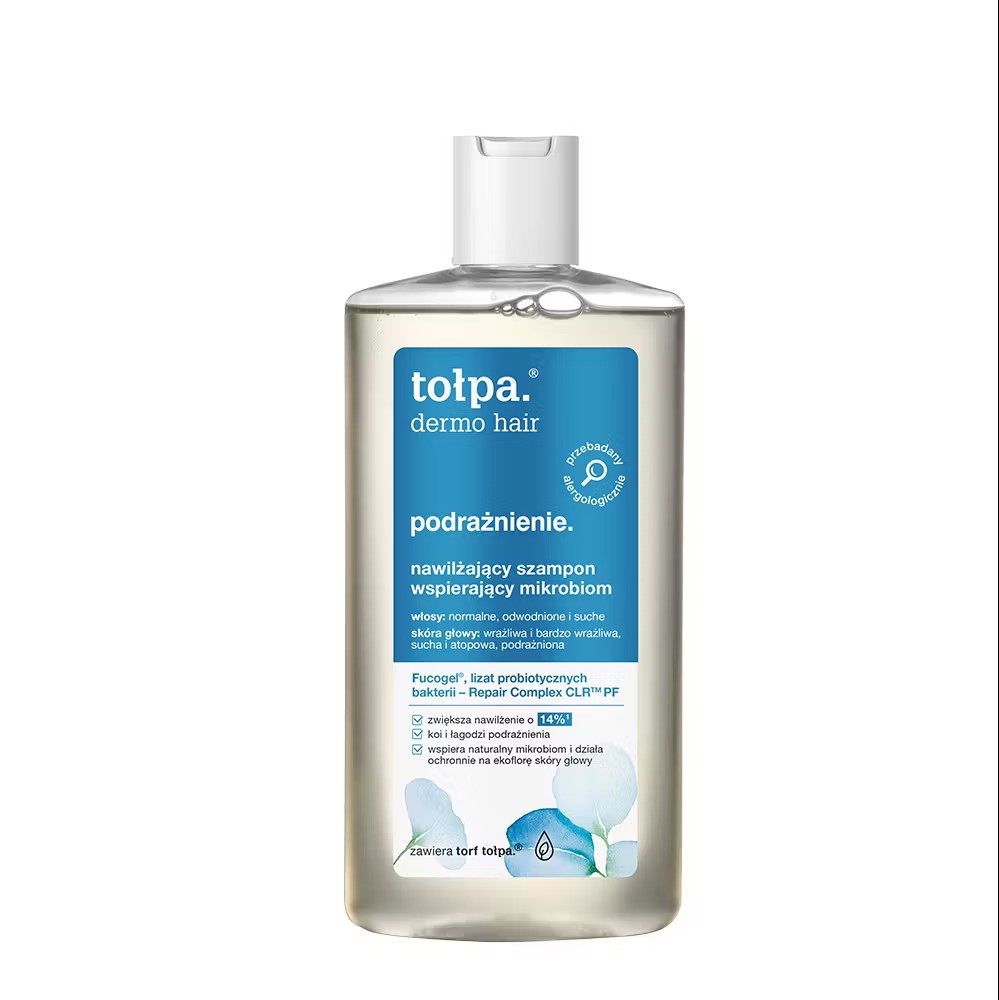 Șampon hidratant hidratant pentru iritații Tolpa pentru susținerea microbiomului 250ml