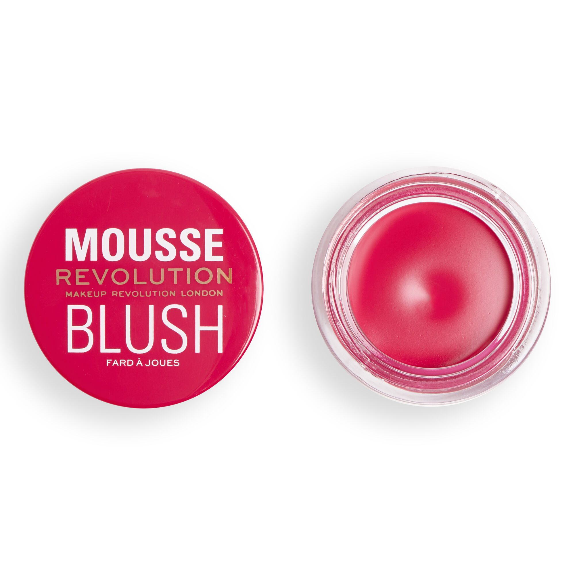 Makeup Revolution Mousse Blush Cream Juicy Fuchsia Pink 6g