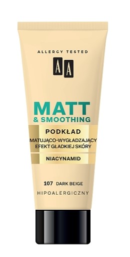 AA Matt & Smoothing Foundation 107 Dark Beige