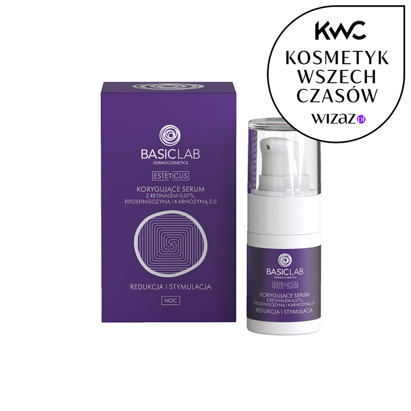 BasicLab Esteticus Esteticus Corrective Serum cu Retinal 0,07% 15ml