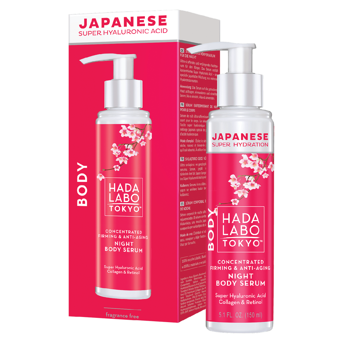 Hada Labo Tokyo Night Body Serum 150ml
