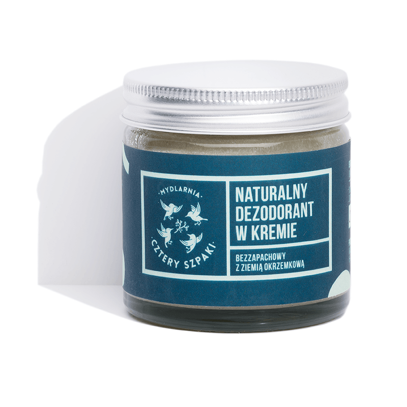 Mydlarnia Cztery Szpaki Deodorant fără parfum în cremă 60ml