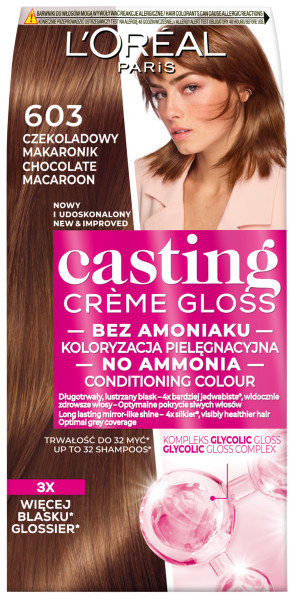 Loreal Casting Creme Gloss Colour 603 Chocolate Nougat