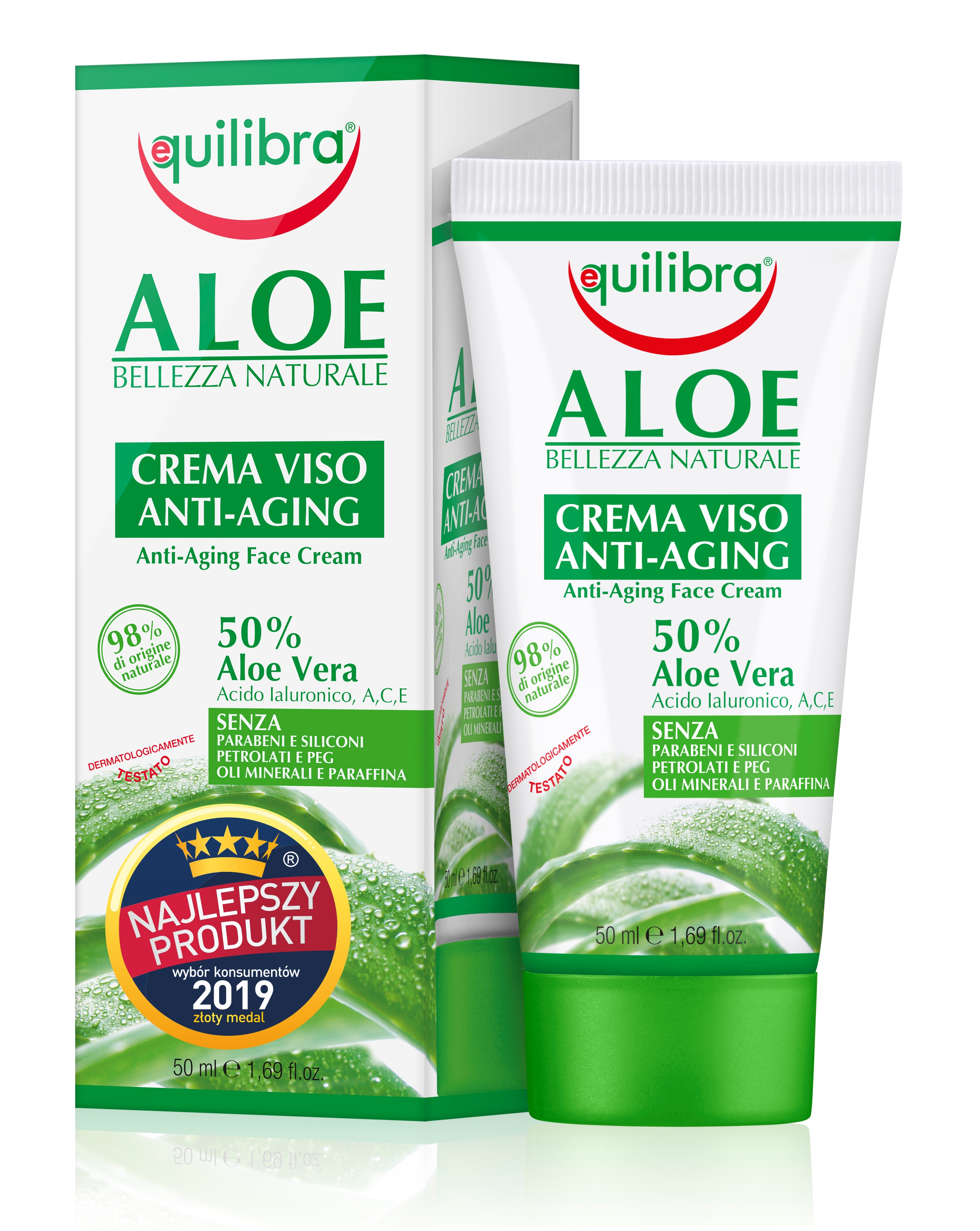 Equilibra Cremă de față antirid 50ml