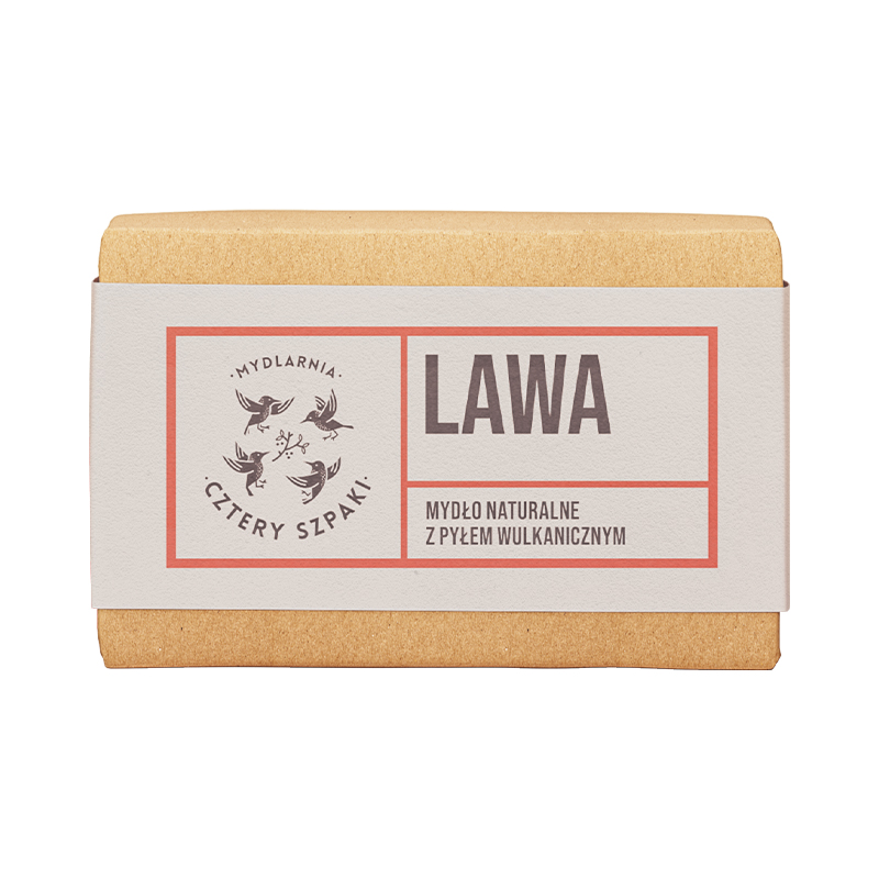 Săpunul de lavă cu praf vulcanic de la Four Spikes Soap House 110g