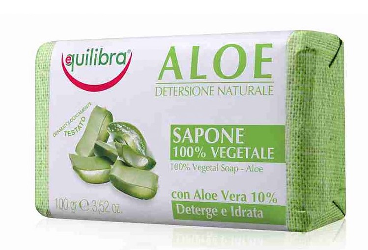 Equilibra Aloe Vera Soap in Bar 100g