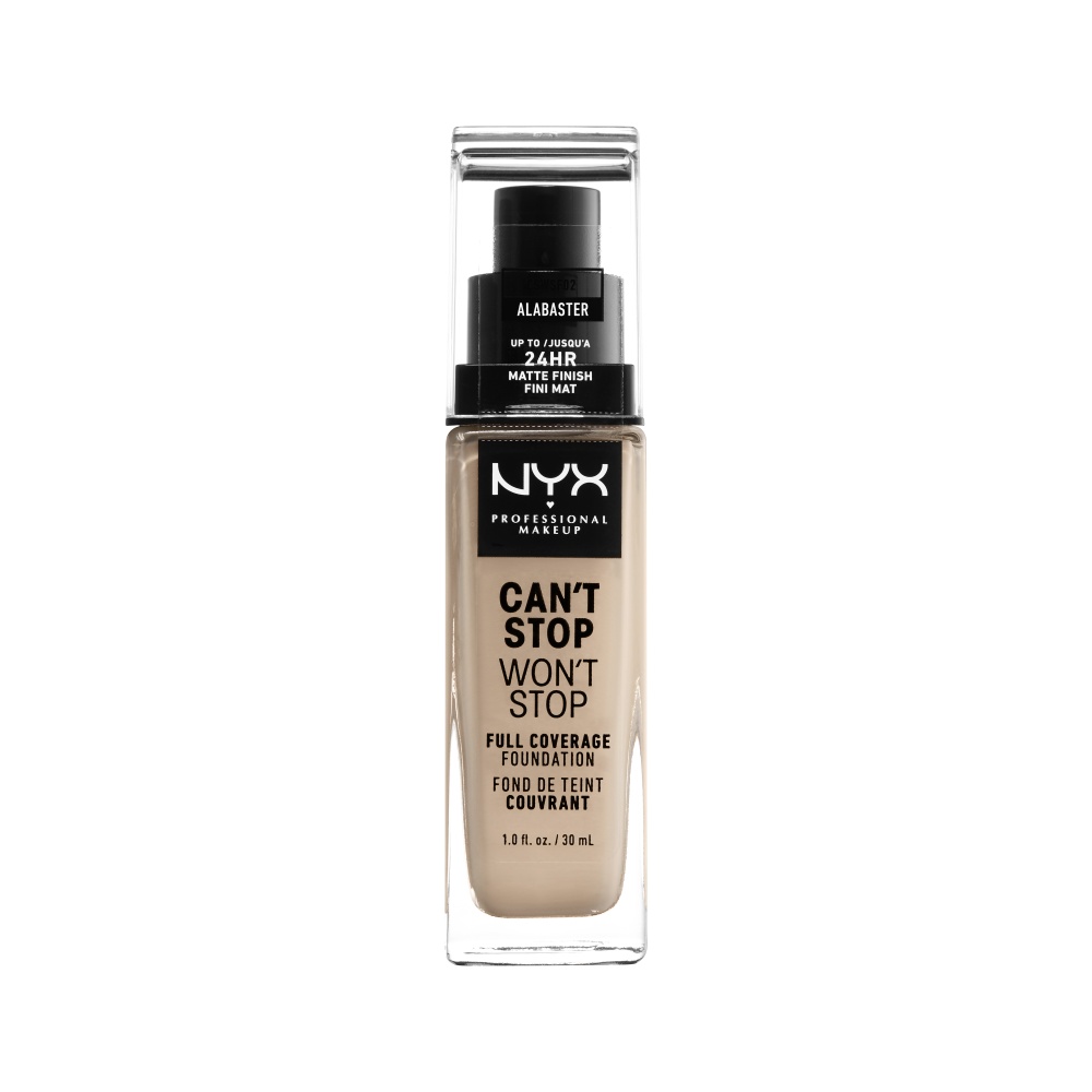 NYX Professional Makeup Cant Stop Wont Stop fond de ten acoperitor de lungă durată Alabaster