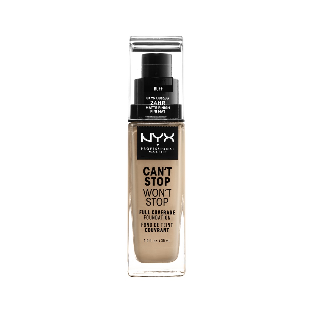 NYX Professional Makeup Cant Stop Wont Stop Long-lasting Buff Covering Foundation