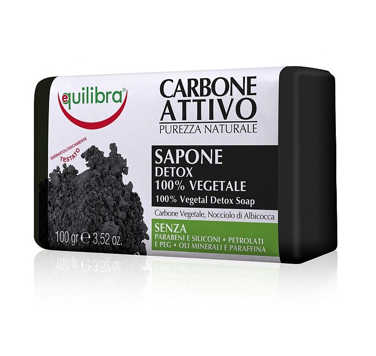Equilibra Carbone Attivo săpun de curățare cu carbon activat