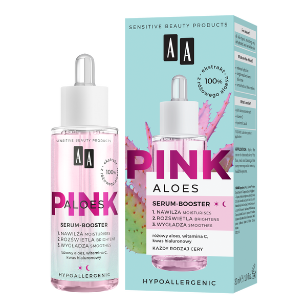 AA Aloe Aloe Pink Serum Booster 30ml