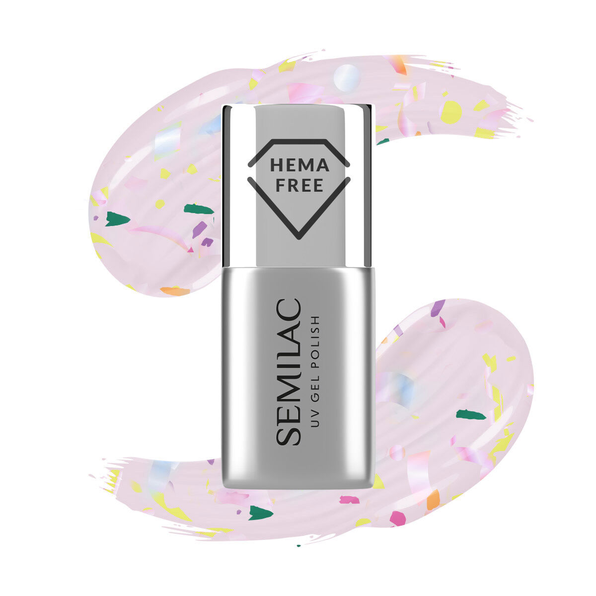 Semilac Top No Wipe Matte Violet Galaxy Galaxy T 27 7ml