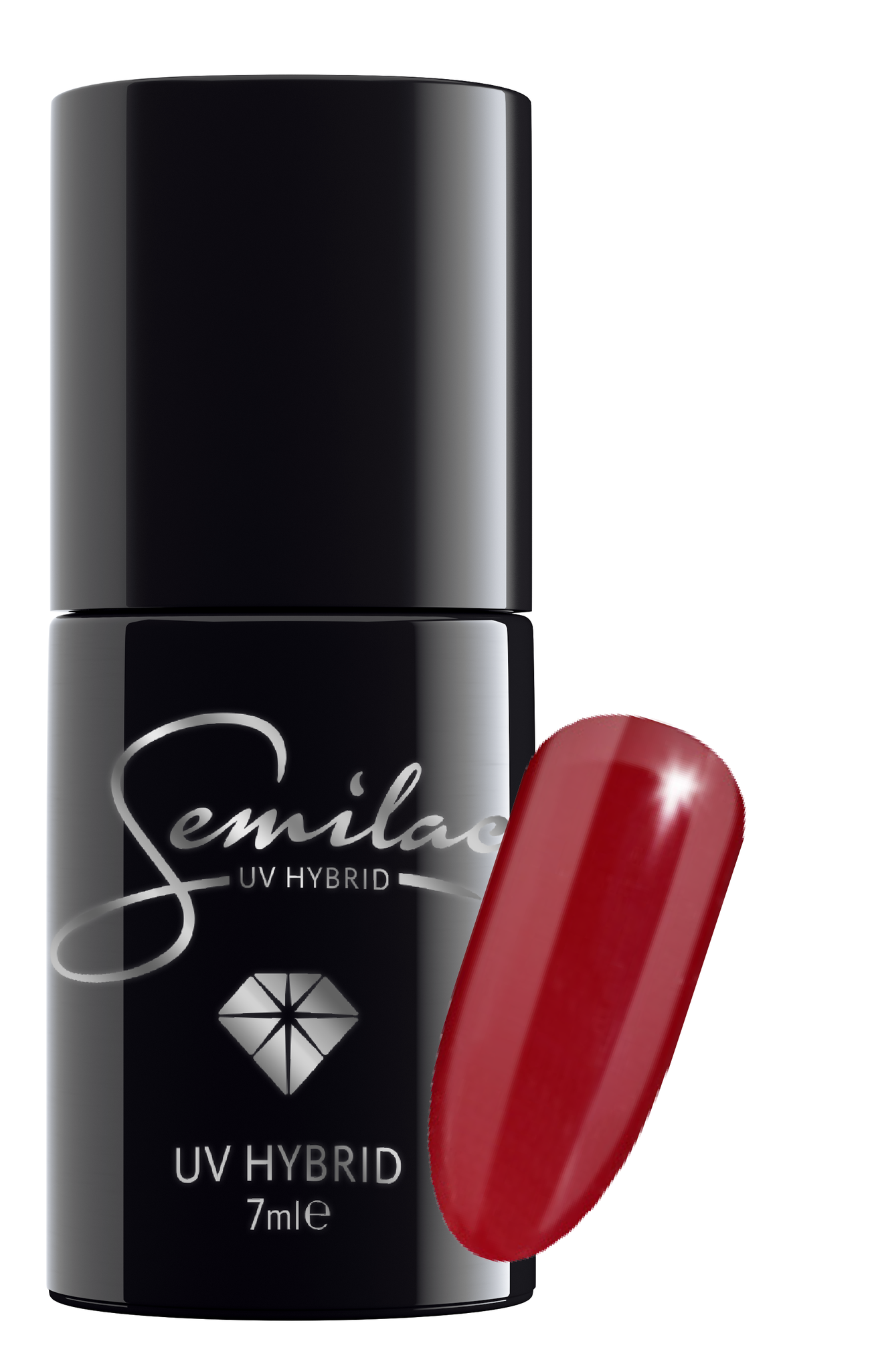 Semilac Hybrid Varnish 027 Intense Red 7ml