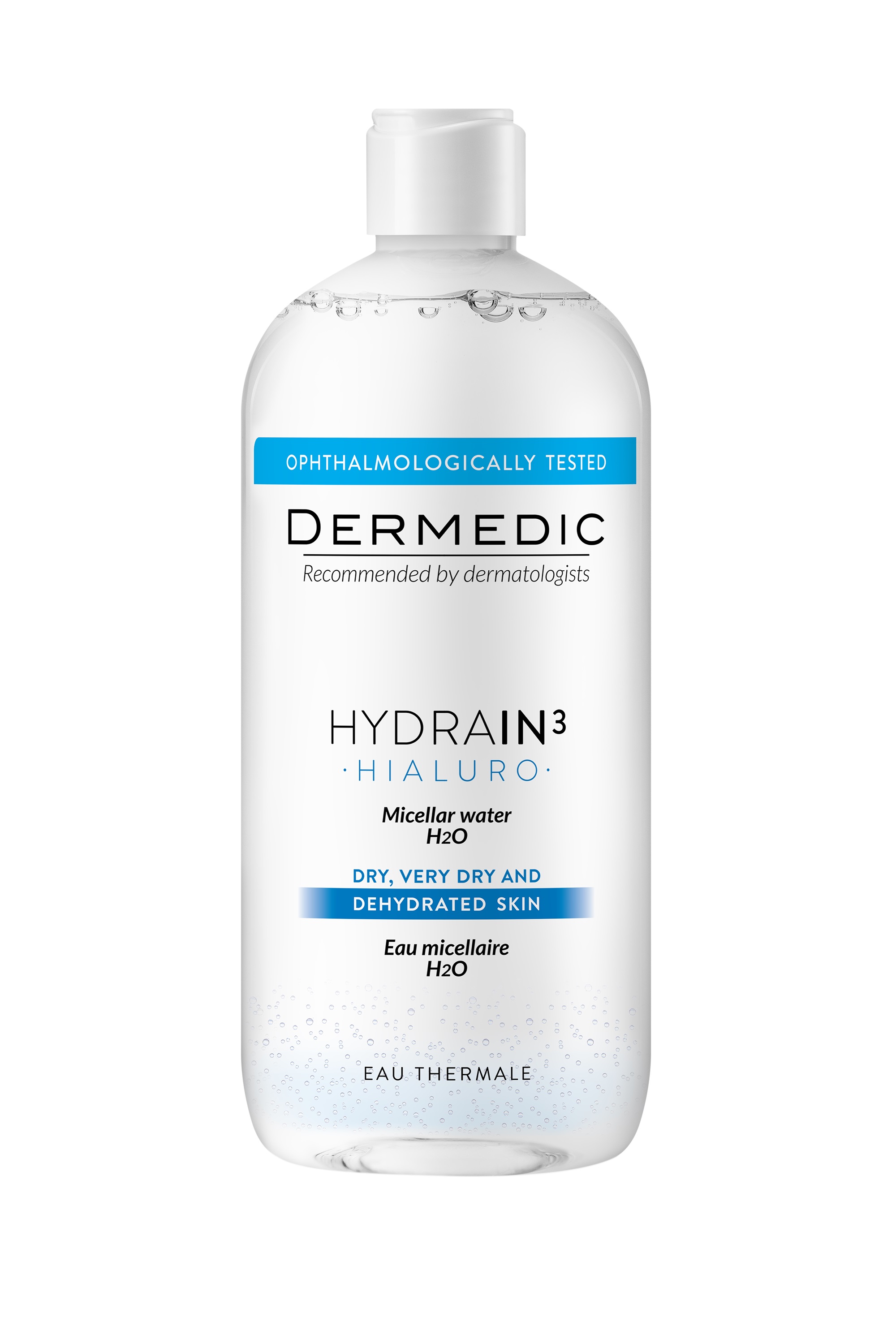 Dermedic Hydrain 3 Hialuro Loțiune micelară H2O 500ml