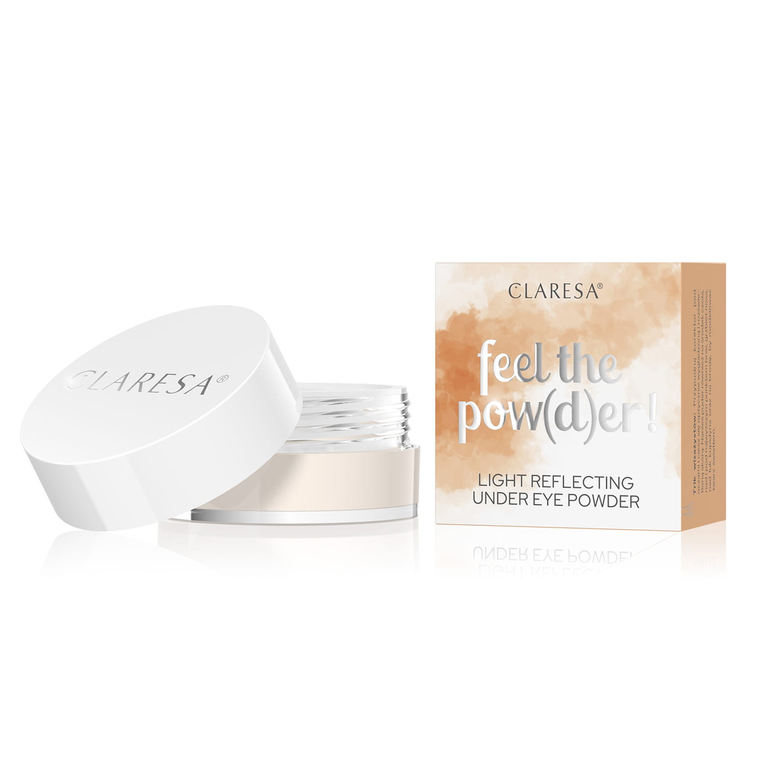Claresa Feel The Powder Pudră de ochi 02 Beige 6g