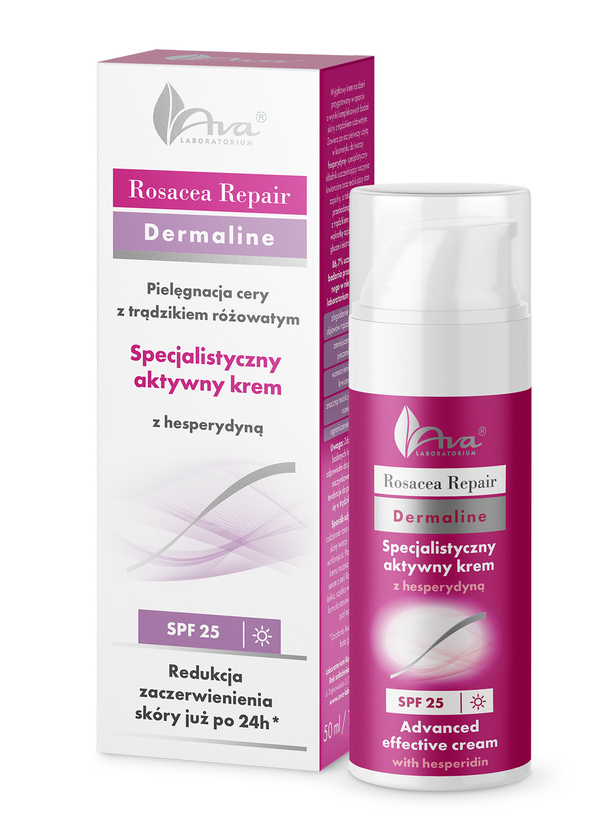 AVA Rosacea Repair Specialised Active Cream cu Hesperidin SPF25 50ml