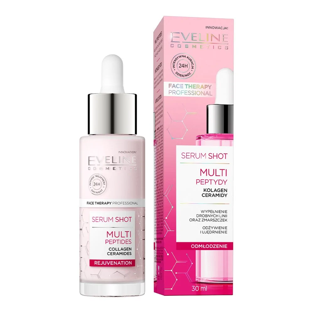 Eveline Serum Shot Multi Peptides Serum de întinerire a feței 30ml