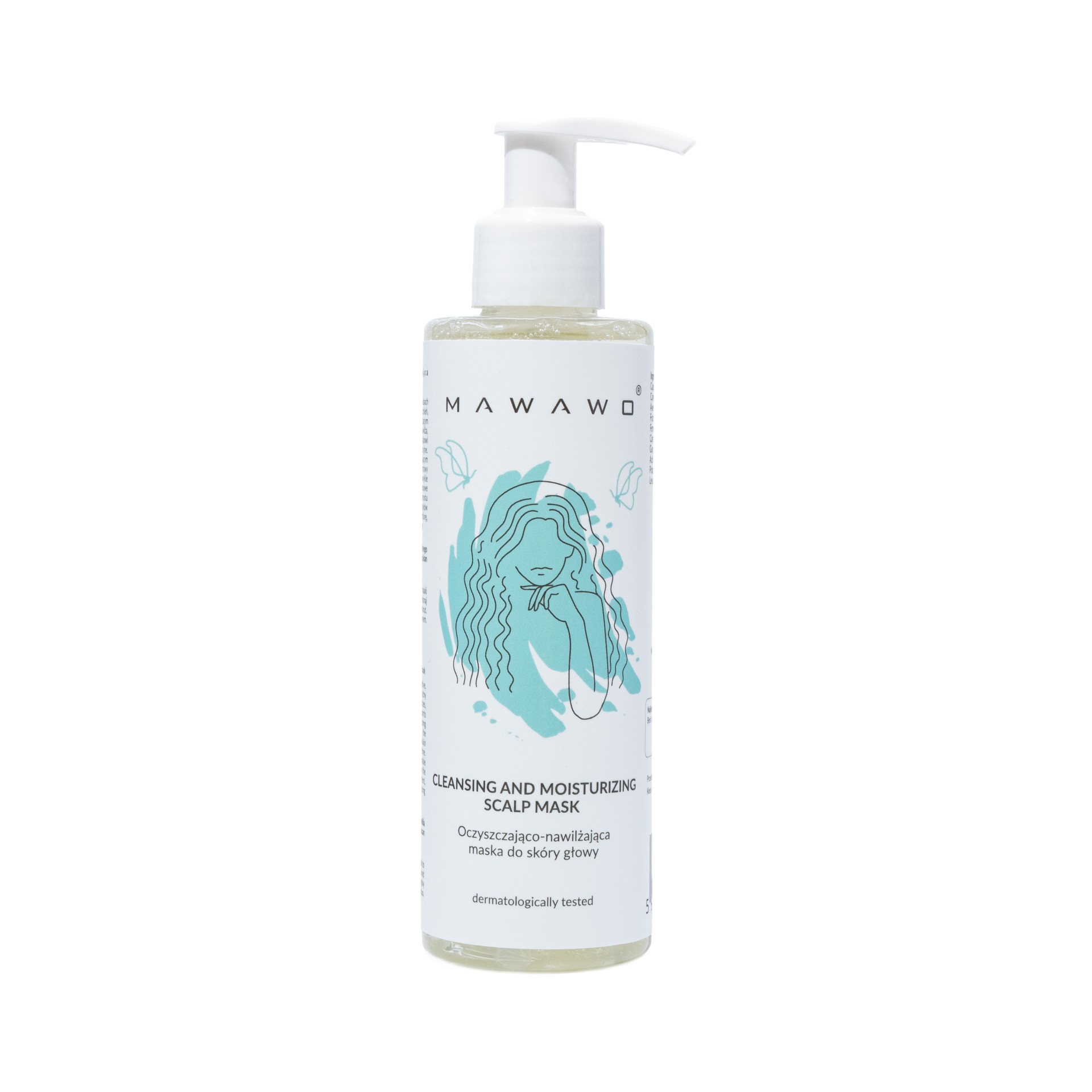Mawawo Mască purificatoare și hidratantă pentru pielea capului 200ml
