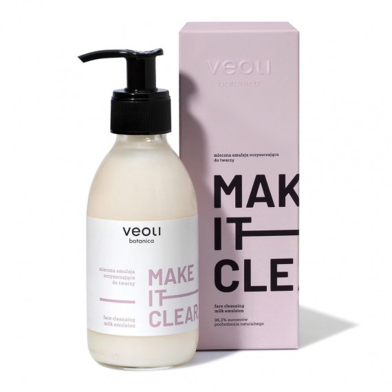 Veoli Botanica Emulsie de curățare a feței cu lapte 200ml