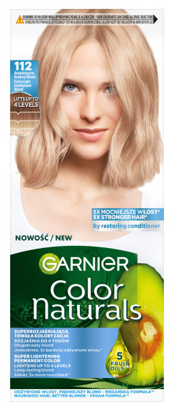 Garnier Color Naturals Hair Colour 112 Antarctic Silver Blonde