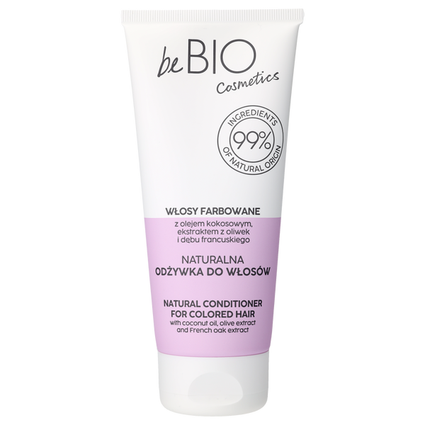 beBIO Balsam natural pentru părul vopsit 200ml