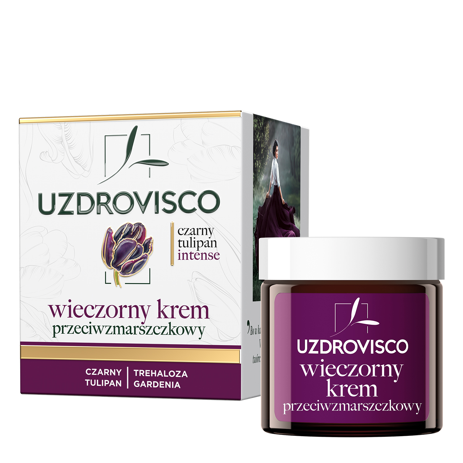 Uzdrovisco Black Tulip Cremă de seară intensă antirid 50ml