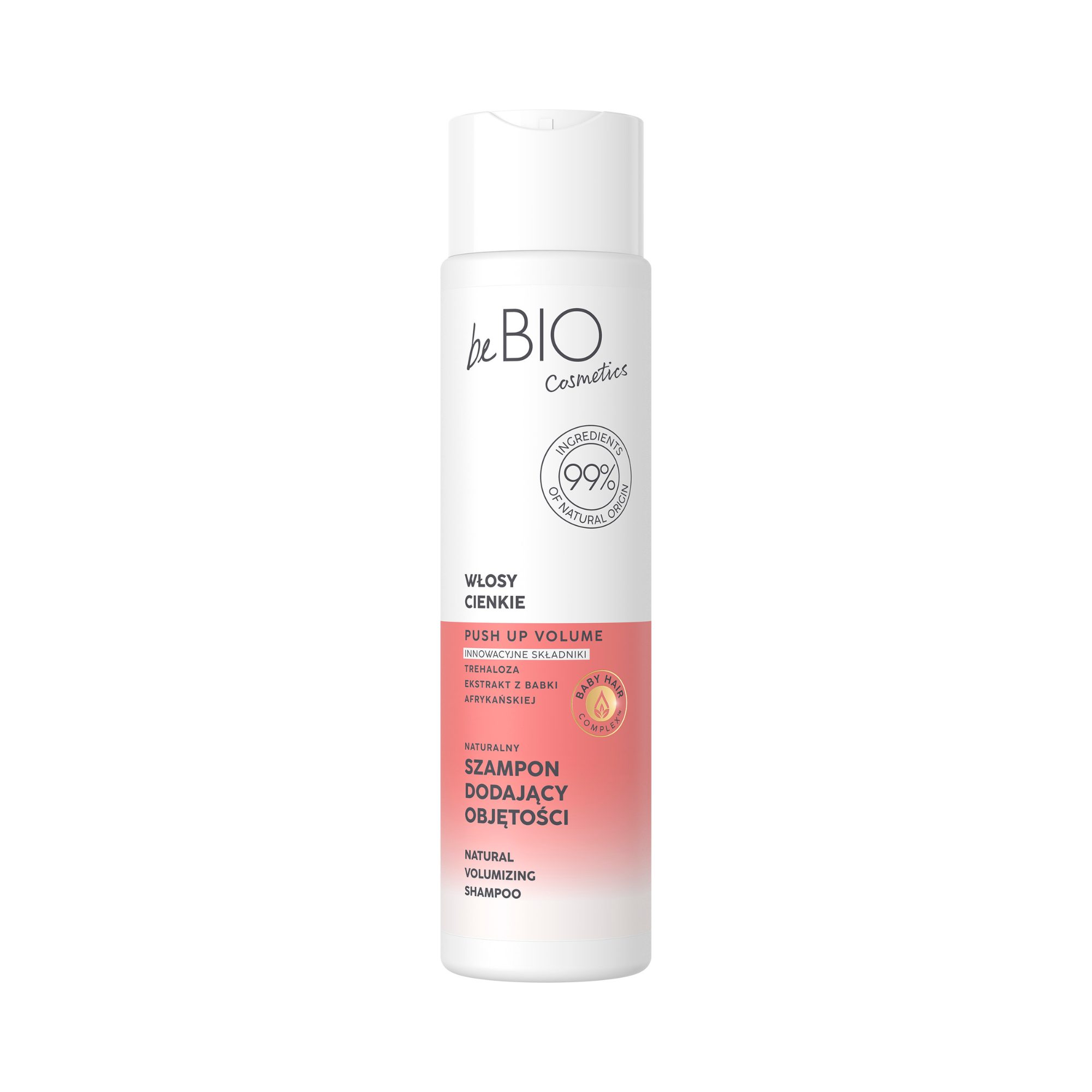 beBIO Natural Volumising Shampoo pentru păr fin 300ml