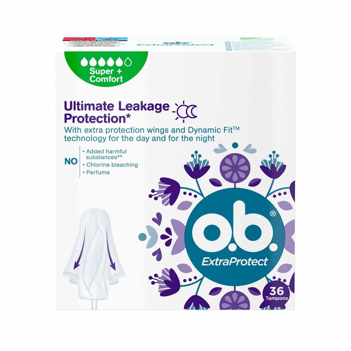 o.b. Tampoane ProComfort Super + Comfort 36 buc.