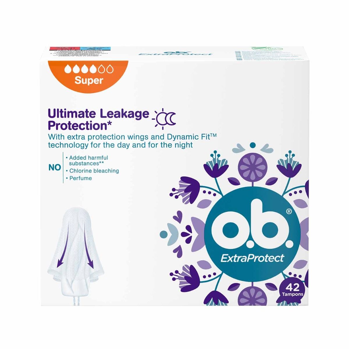 o.b. Tampoane ProComfort Super Tampoane 42 buc