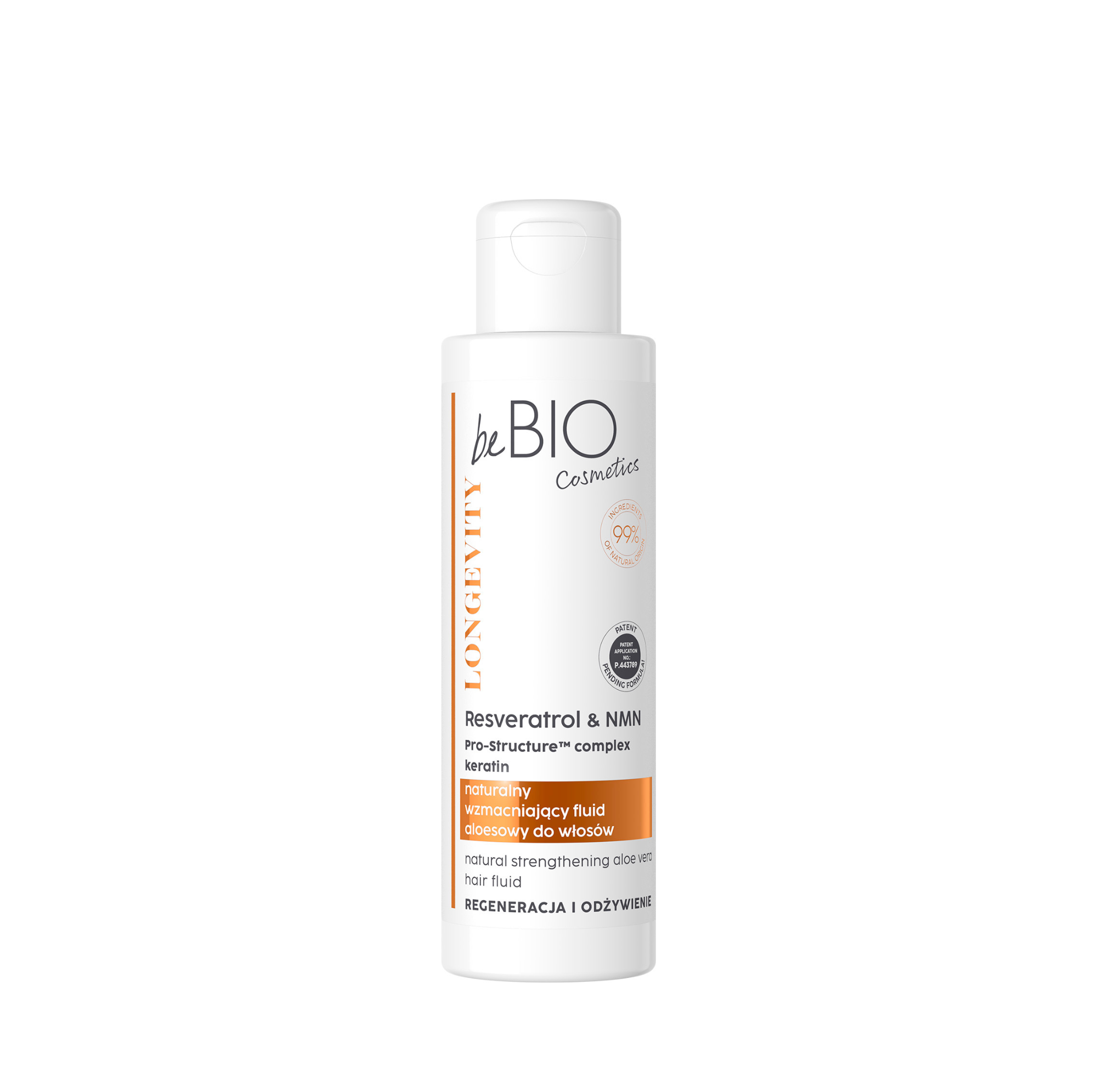 beBIO Longevity Aloe Vera Hair Fluid 2în1 100ml