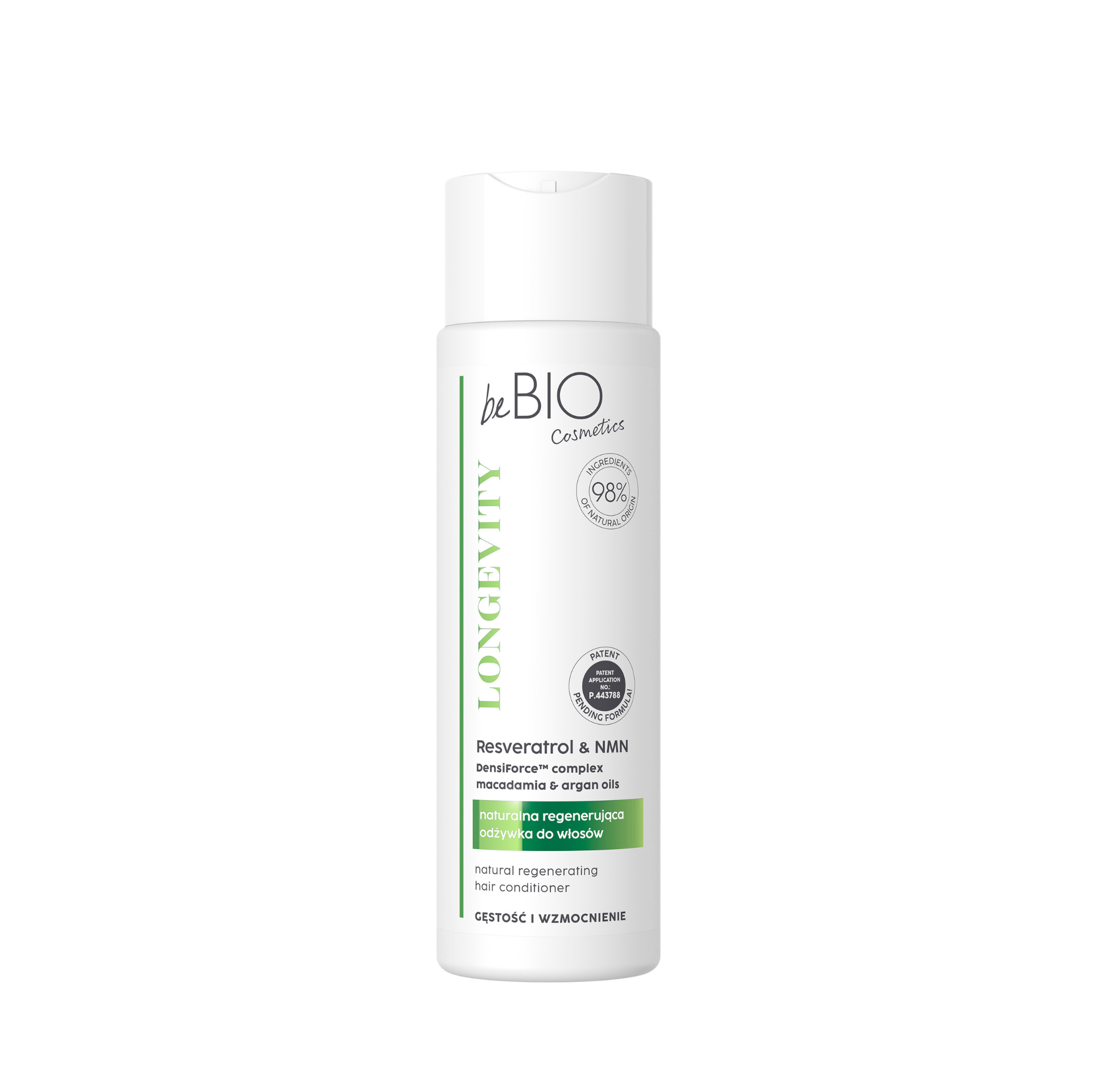 beBIO Longevity Balsam de păr pentru îngroșarea și întărirea părului 250ml