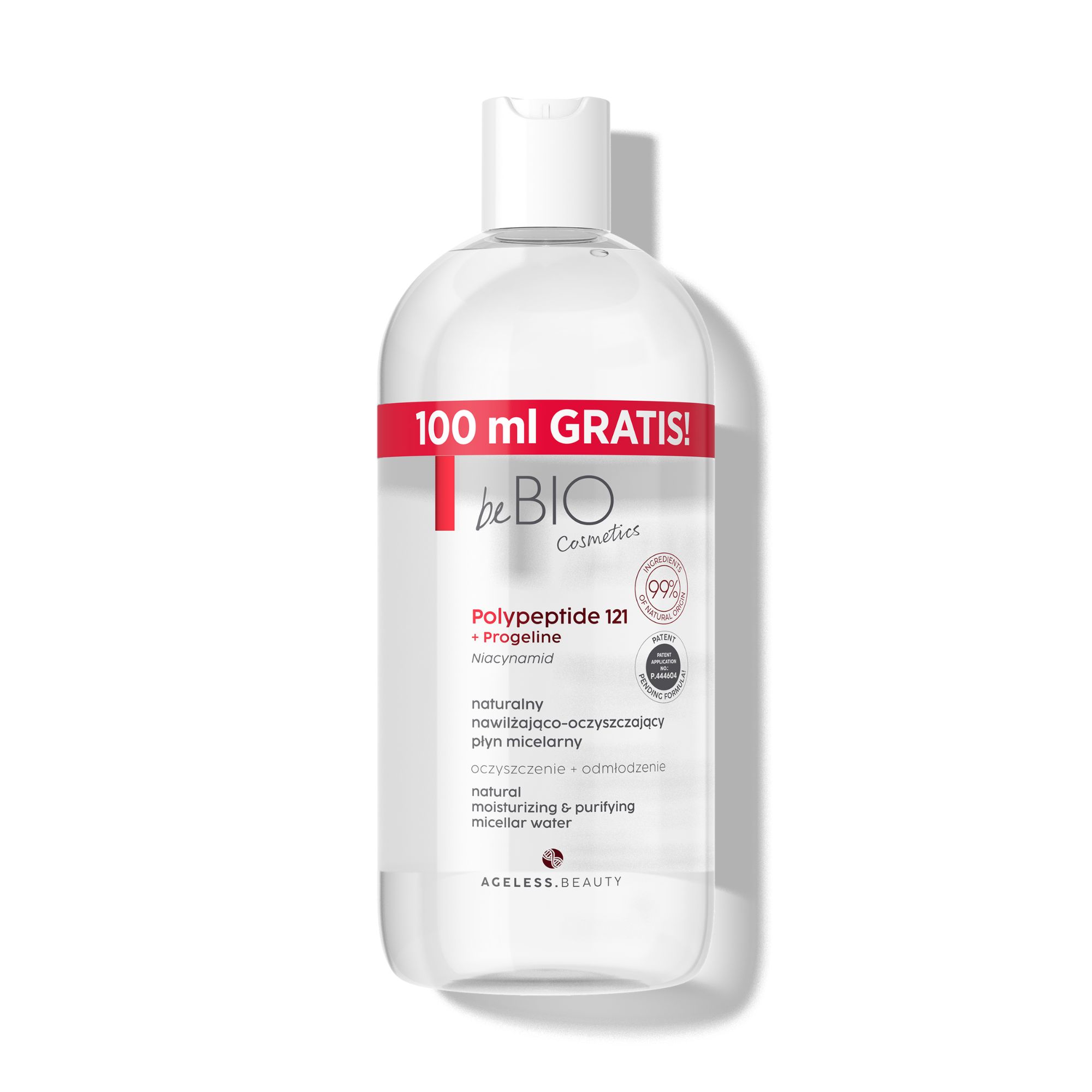 beBIO Ageless Beauty Moisturising Cleansing Micellar Lotion 500ml