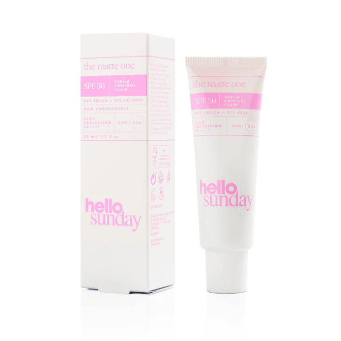 Hello Sunday The Matte One Cremă hidratantă și matifiantă SPF50+ 50ml